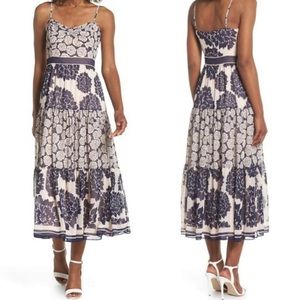 Eliza J Floral Midi Dress